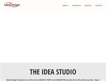 Tablet Screenshot of idealdesign123.com